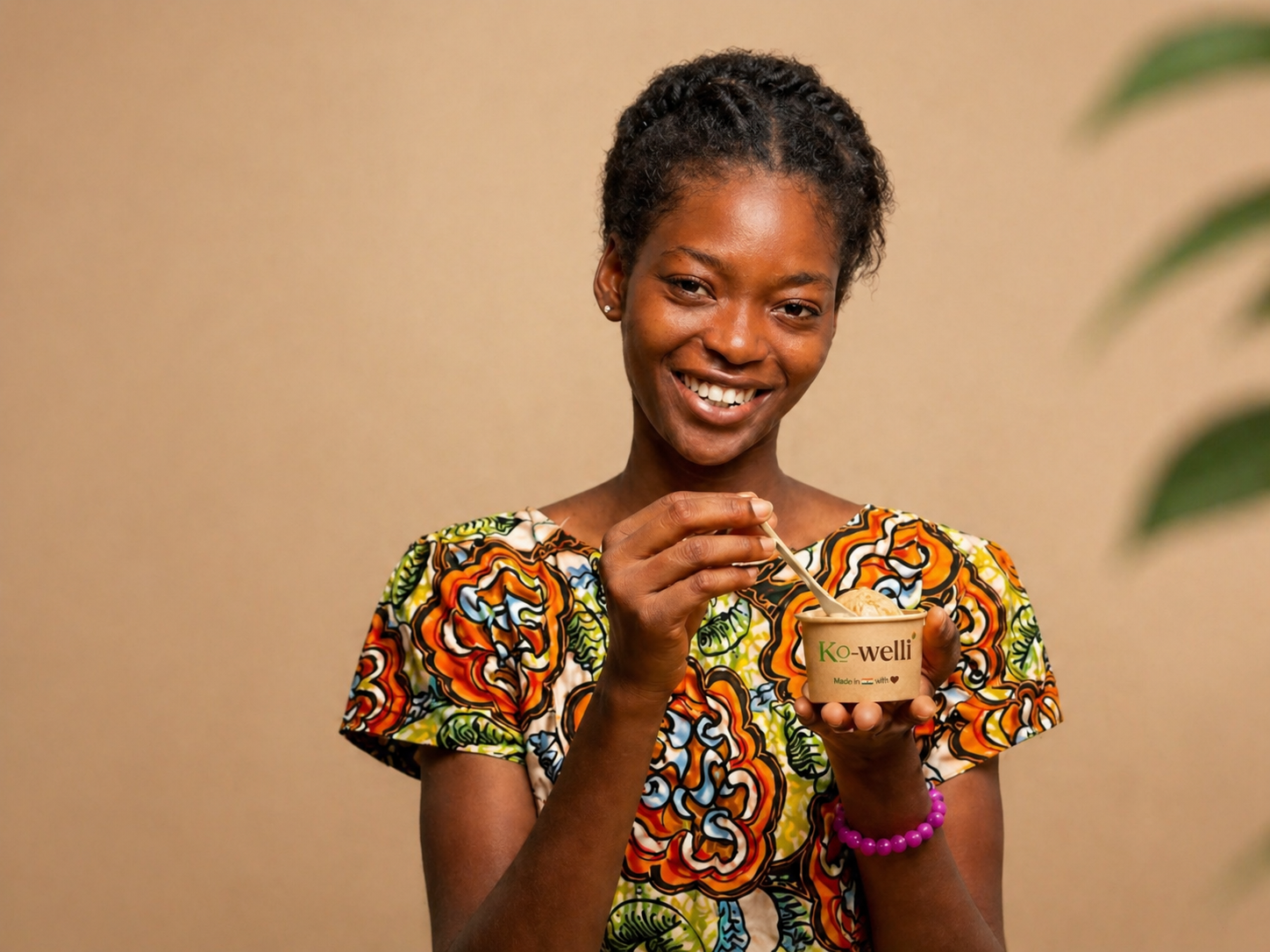 Femme avec glace Ko-Welli